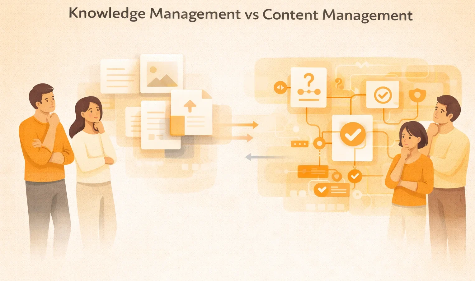 Knowledge Management vs Content Management